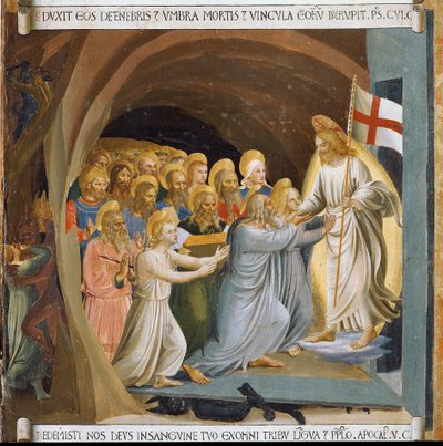 Der Abstieg Christi in die Vorhölle. Leben Christi, Armadio degli Argenti von Fra  Angelico