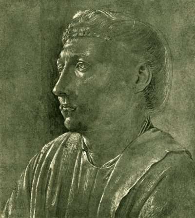 Byst av en präst, c1450, 1943. av Fra Angelico