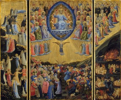 Den sista domen. 1440-45 av Fra Angelico