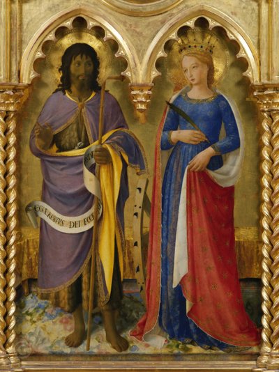 Italienska: Annunciazione Perugia Altartavla av Fra Angelico