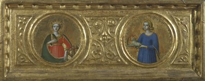 Saint Catherine of Alexandria och Saint Agnes av Fra Angelico
