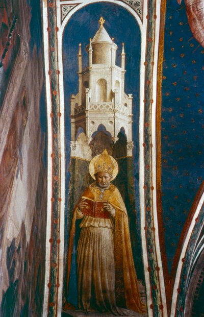St Ambrosius, mitten av 1400-talet av Fra Angelico