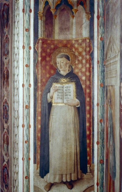 St Thomas av Aquino, mitten av 1400-talet av Fra Angelico
