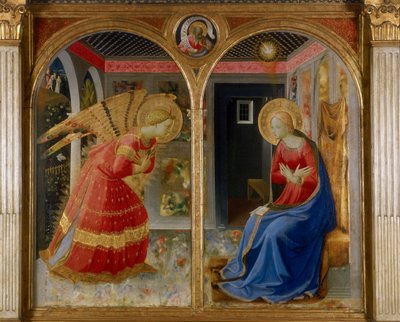 The Annunciation, c.1432 (tempera på panel) av Fra Angelico