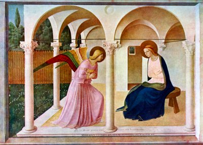 Bebådelsen, c1438-1445, c1900-1920. av Fra Angelico