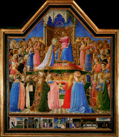 Jungfruns kröning av Fra Angelico
