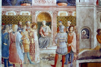 The Judgment of St Laurence, mitten av 1400-talet av Fra Angelico