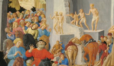 Tillbedjan av Magi av Fra Angelico and Fra Filippo Lippi