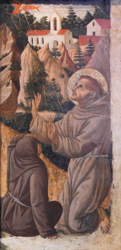 S:t Franciskus av Assisi får stigmata av Fra Diamante