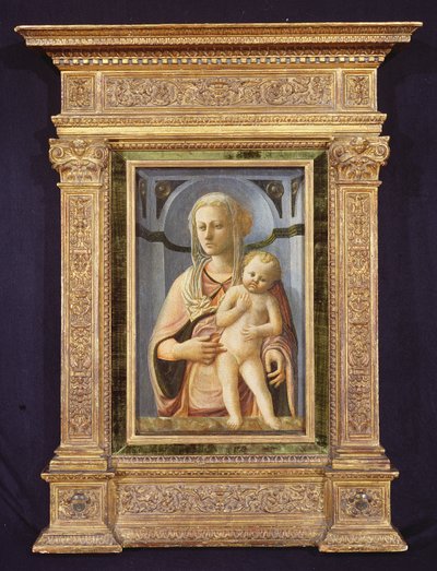 Madonna och barn, ca 1435 (tempera på panel) av Fra Filippo Lippi