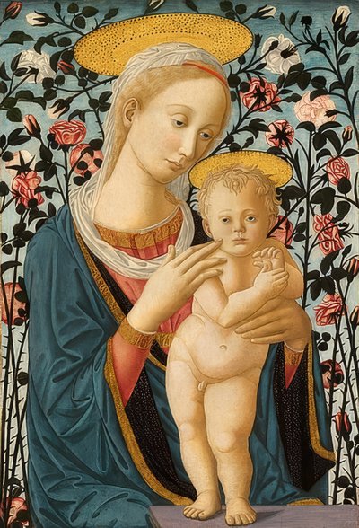 Madonna och barn. Omkring 1470 av Fra Filippo Lippi