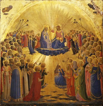 Jungfruns kröning, 1434-1435 av Fra Giovanni Angelico da Fiesole