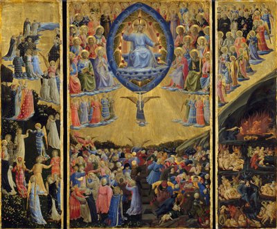 The Last Judgement Winged Altar, tidigt 1400-tal. av Fra Giovanni Angelico da Fiesole