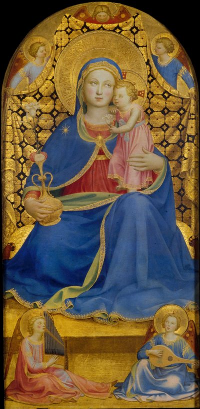 Ödmjukhetens jungfru av Fra Giovanni Angelico da Fiesole