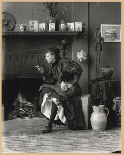 Frances Benjamin Johnston, självporträtt (som "New Woman") av Frances Benjamin Johnston