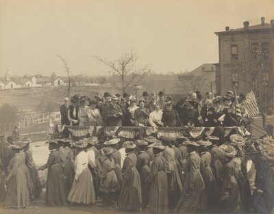 Fotografi av 25-årsdagen av grundandet av Tuskegee Institute, 1906. av Frances Benjamin Johnston