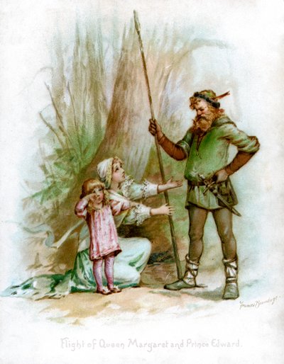 Drottning Margaretas och prins Edwards flygning, 1897. av Frances Brundage