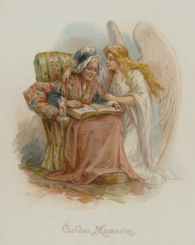 Gyllene minnen (chromolitho) av Frances Brundage