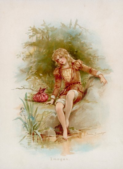 Imogen från Shakespeares Cymbeline av Frances Brundage