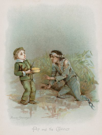 Pip och fången (kromolit) av Frances Brundage