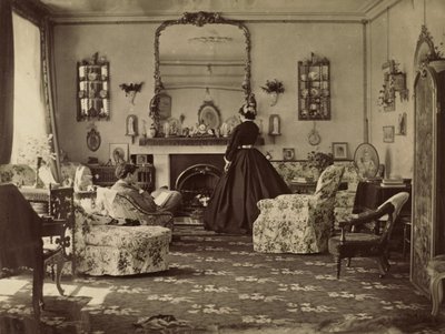 Interiör av rummet, ca. 1862. av Frances Jocelyn
