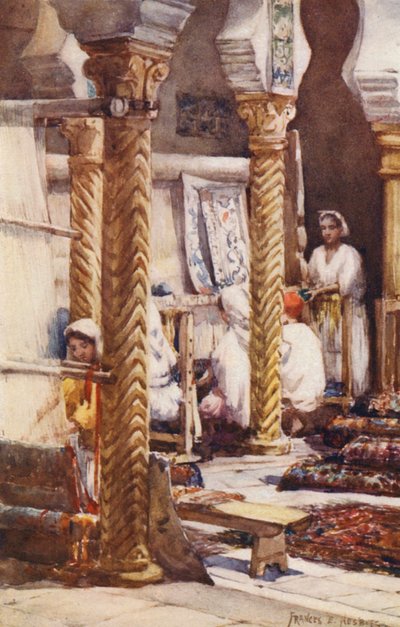Mattskolan, Alger (färglitografi) av Frances Nesbitt