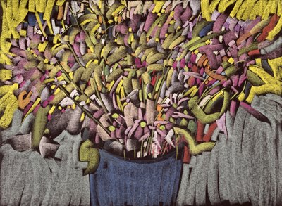 Blå sticksåg av Frances Treanor