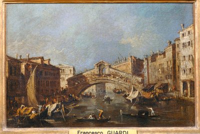 Rialtobron ... av Francesco (circle of) Guardi