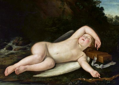 Sovande Eros av Francesco Albani