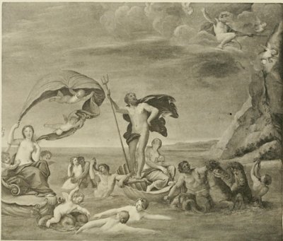 Det maritima riket, Neptunus och Amphitrite av Francesco Albani