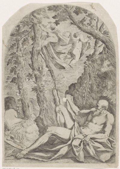 Sankt Jerome av Francesco Amato