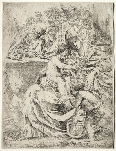 Den heliga familjen av Francesco Amato