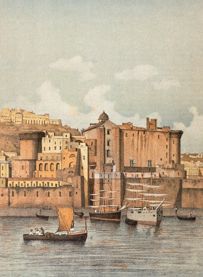 Castel Nuovo (Nya slottet), i Neapel av Francesco Aversano