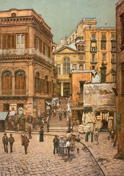 Gradelle av San Giuseppe, i Neapel av Francesco Aversano