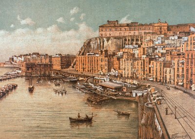 Distriktet Saint Lucia, i Neapel av Francesco Aversano