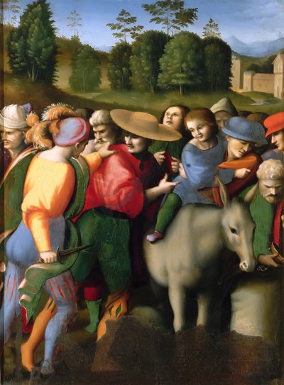 Legend of Joseph: The Finding of the Cap, 1515-1516. av Francesco Bacchiacca