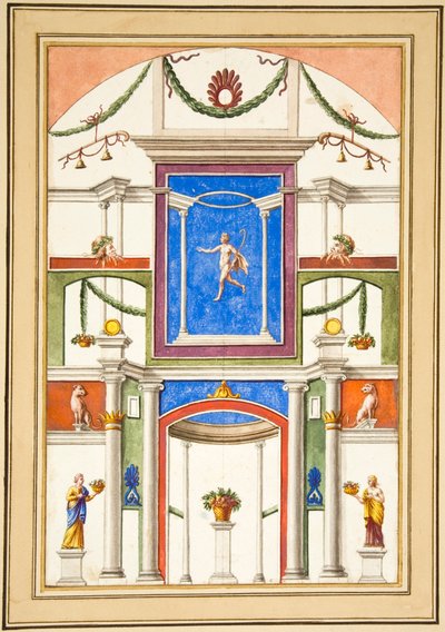 Holkham II. 13, folio från albumet Ashby II (wc på papper) av Francesco Bartoli