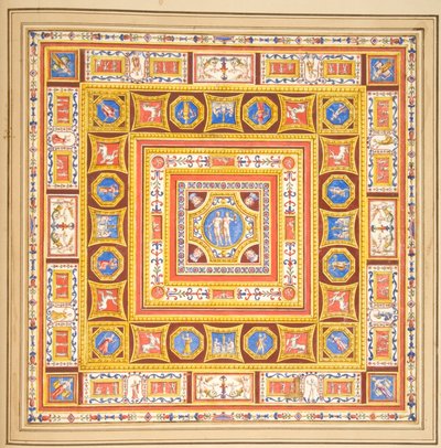 Holkham II. 23, folio från Album Ashby II (wc på papper) av Francesco Bartoli