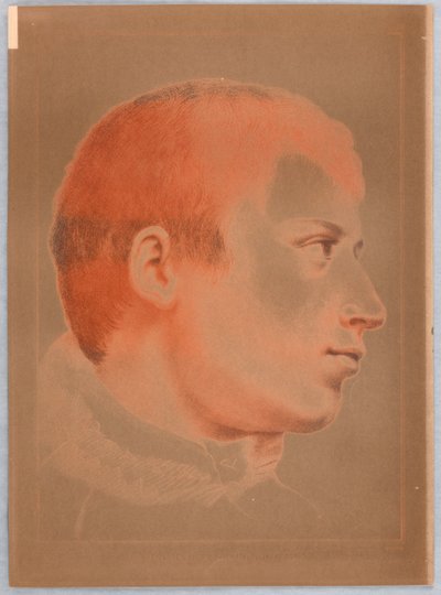 En ung mans huvud av Francesco Bartolozzi