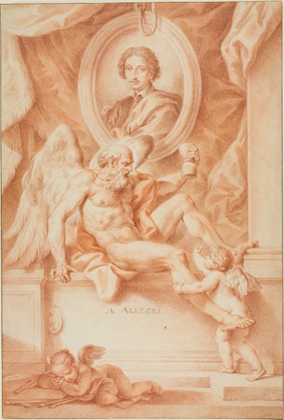 Allegori över tiden till minne av en målare (Claude Lorrain) av Francesco Bartolozzi