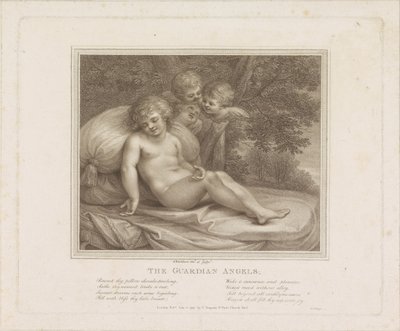 Beschermengelen Skyddsänglarna (titel på föremål) av Francesco Bartolozzi