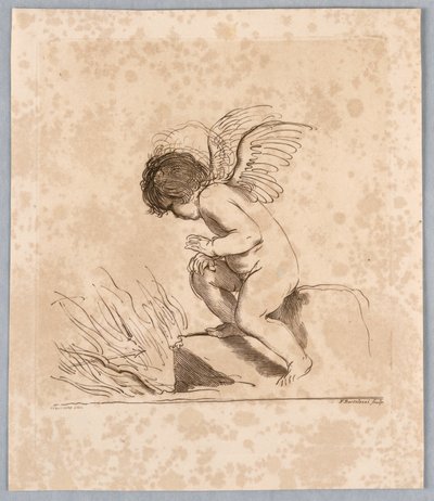 Amor med en pil av Francesco Bartolozzi