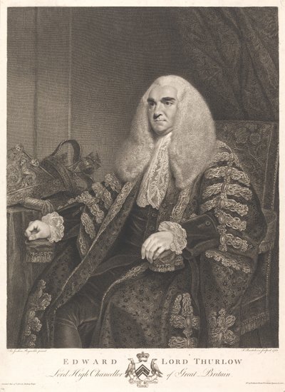 Edward Lord Thurlow av Francesco Bartolozzi