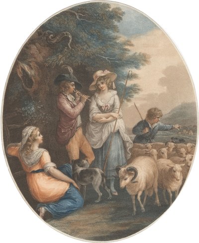 Kväll av Francesco Bartolozzi