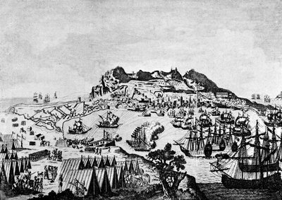 Gibraltar under det amerikanska frihetskriget av Francesco Bartolozzi