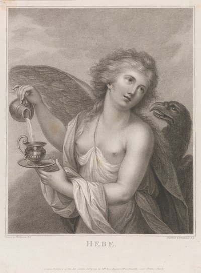 Hebe av Francesco Bartolozzi