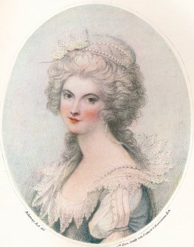 Ärade Lady Sinclair, c1700-talet, 1916 av Francesco Bartolozzi