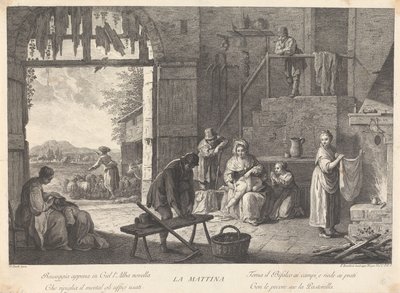 Morgonen av Francesco Bartolozzi