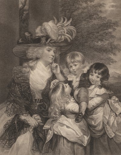 Lady Smith och hennes barn, 15 mars 1789. av Francesco Bartolozzi