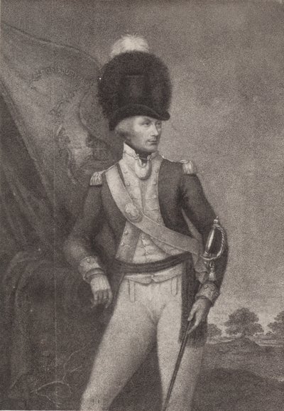 Överstelöjtnant Cox, Bloomsbury Volunteers, 1700-talet, 1909 av Francesco Bartolozzi